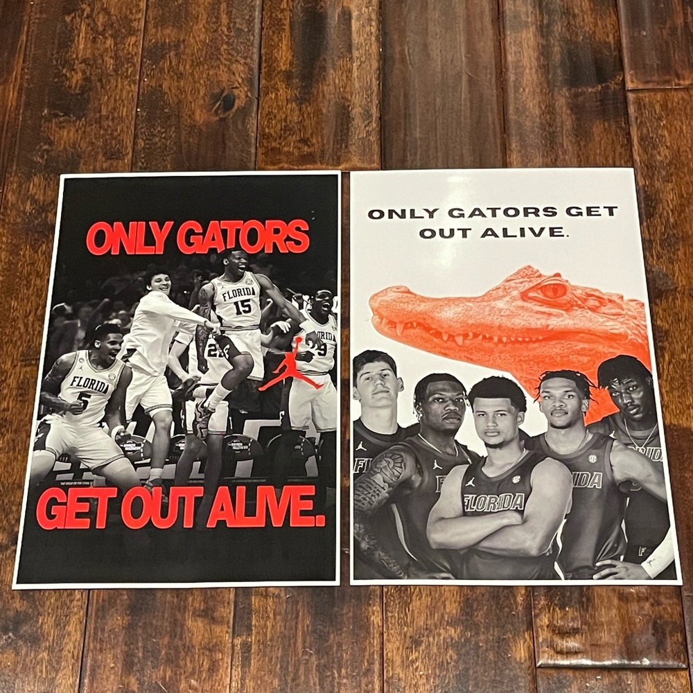 FLORIDA GATORS 2025 NCAA CHAMPIONSHIP POSTERS MARCH MADNESS 2025 11x17